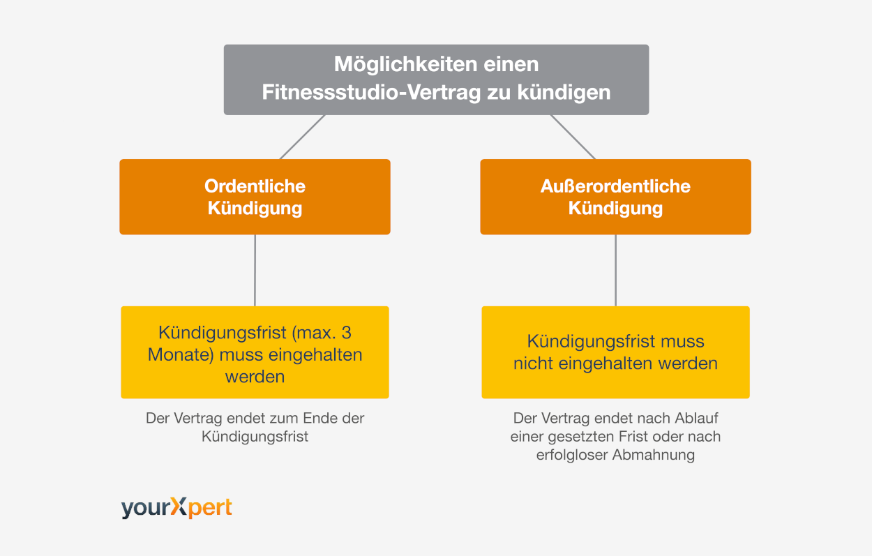 Kann schreiben kündigung wie für fitness man Kündigung schreiben