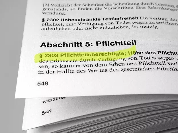 Pflichtteil einfordern